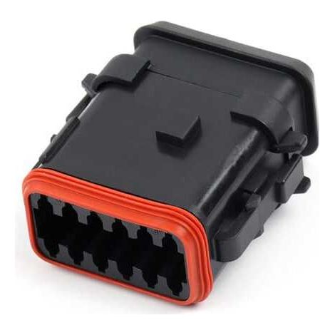 Connettore Serie DT Maschio 12 Vie CE13 Nero