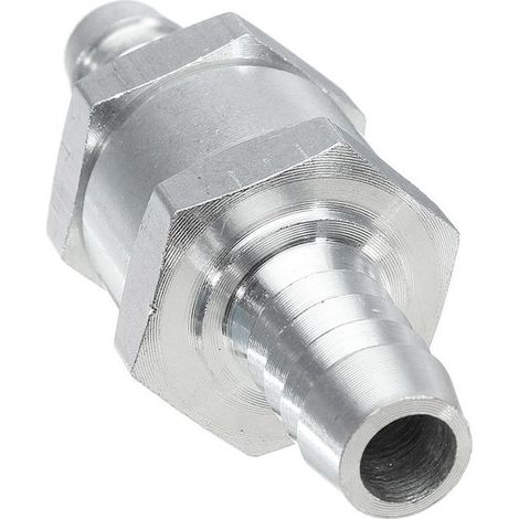 2Pcs Clapet Anti-Retour, 8MM D'aluminium Carburant Non Retour Clapet Anti-Retour, Valve De Contrle De Carburant (1/5)