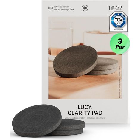 Filtre à Eau – Cartouche Filtrante à Charbon Actif – Filtre à Eau Robinet – Filtre Eau Maison – Élimine Chlore, Métaux Lourds, Microplastiques – Préserve les Minéraux – Pack de 3 (1/5)