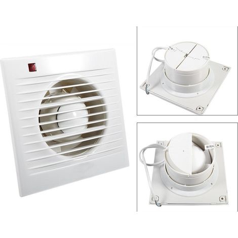 Trimec – Extracteur d'air 100 mm – Débit 78 m³/h – Puissance 7 W – Niveau sonore 26 dBA – Clapet anti-retour intégré (1/4)