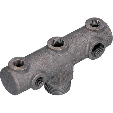 Support de montage pour interrupteur de compresseur d'air, porte-connecteur de vanne à 6 voies, filetage mâle, accessoires pour pompe à air (1/4)
