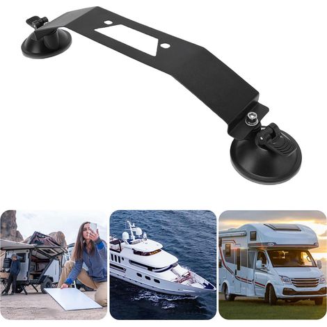 [Soporte para satélite con ventosa] Modelo ligero de 340 g de ABS y aluminio para coche, barco y autocaravana. (1/5)