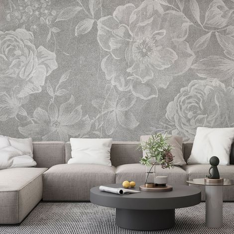 Papier peint panoramique - Fleurs - 130 cm x 65 cm (1/4)