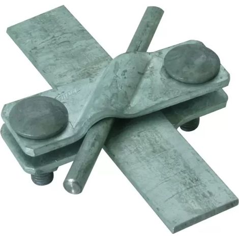 Dehn SV-Klemme St/tZn f. Rd 7-10/7-10mm - Rd 7-10/Fl 30mm-Fl 30/30mm 308220 (1/2)