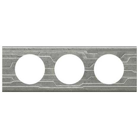 Legrand Céliane™ Platte aus Edelstahl Stealth modern