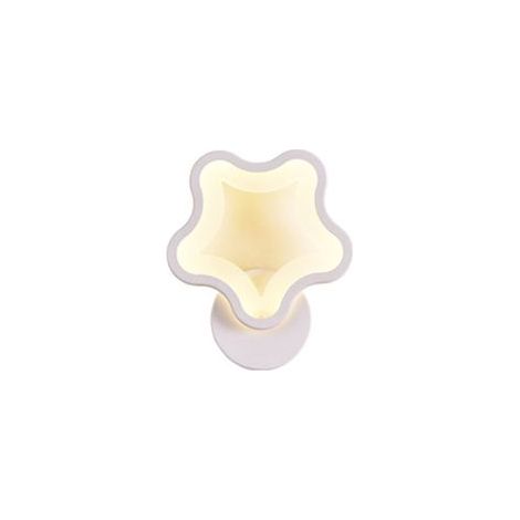 Applique murale LED intérieure 8 W, lumière chaude, 20,5 x 9 cm, pour chambre, bureau, couloir – (1/4)