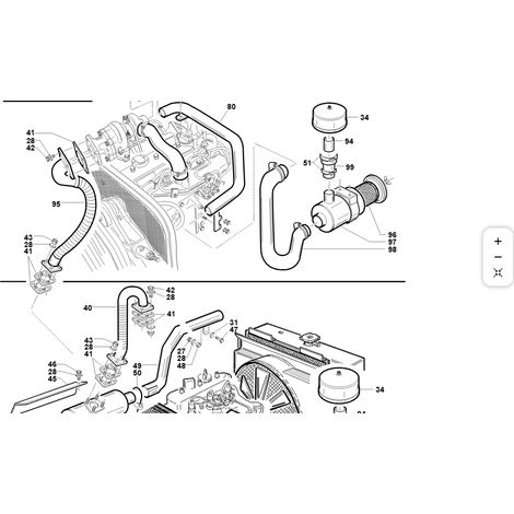 Flexibler Abgaskrümmer für K.1105.T ORIGINAL KUBOTA GIANNI FERRARI 01.50.01.2730