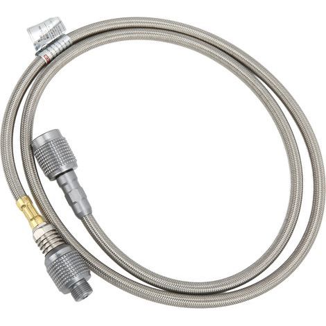 Tuyau flexible en acier inoxydable pour gaz de camping, résistant aux températures extrêmes (1/5)