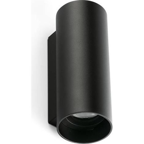 KOV 2L Apparecchio rotondo a parete nero 2700K 34°/34° (1/3)