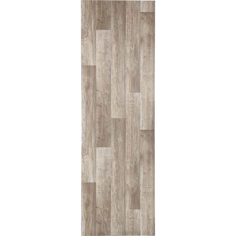Tapis en Bois Long pour Cuisine en Vinyle antidérapant, pour Couloir, Salon et Sol Vinyle, chêne (1/5)