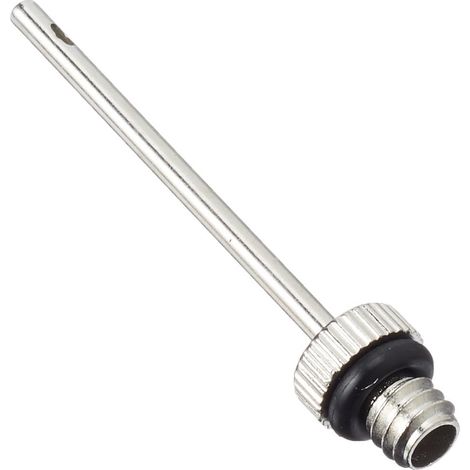 Mamelon - Lot de 3 - Acier - Raccord Pompe Ballon - Micro et Testeur - Argenté