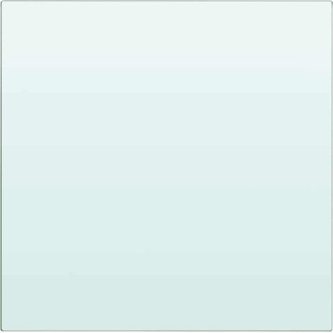 Maison Exclusive - Regalboden Glas Transparent 20x20 cm