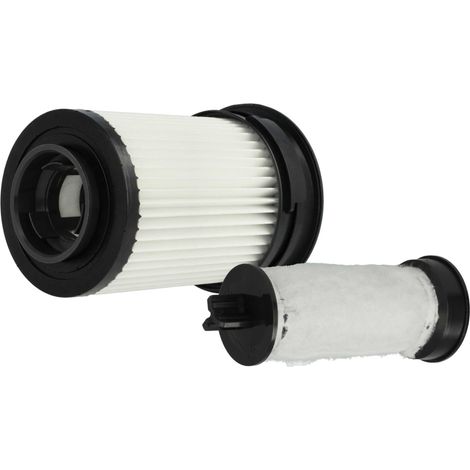 vhbw filtro compatibile con Miele Triflex HX1 FSX aspirapolvere - filtro combinato (prefiltro + filtro HEPA) nero / bianco