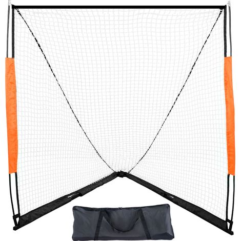6'x6' Lacrosse-Tornetz, tragbar mit Tragetasche, Fiberglasstangen, einfache Montage, ideal für das Training von Jugendlichen und Erwachsenen. (1/5)