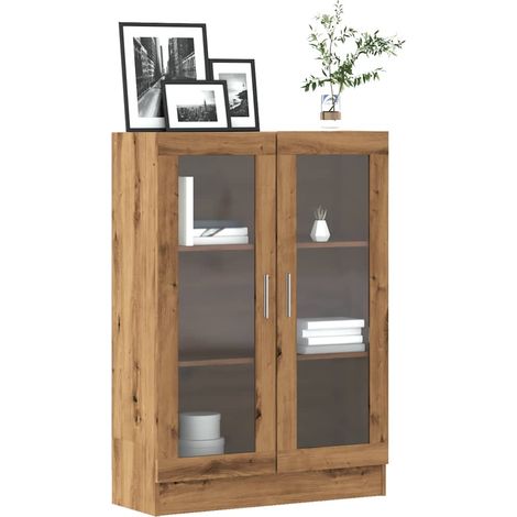Armario de madera de ingeniería roble artisan 82,5x30,5x115 cm vidaXL