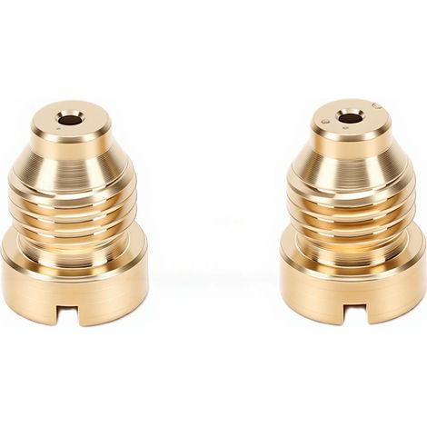 Orifices de canon à mousse en laiton, 2 pièces, embouts filetés universels professionnels pour remplacement 1.4mm (1/5)