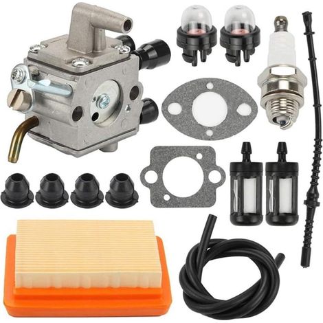 Carburateur pour débroussailleuse , pour Stihl FS120 FS200 FS250 FS300 FS350 FR350 FR450 FR480 Kit de filtre à Air de carburateur , remplacement 4134 120 0653 carburateur pour débroussaill (1/5)