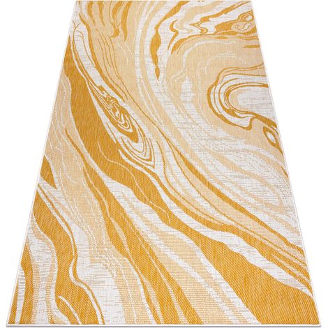 Teppich SISAL SION Marmor 22169 flach gewebt ecru / gelb / beige yellow 160x220 cm