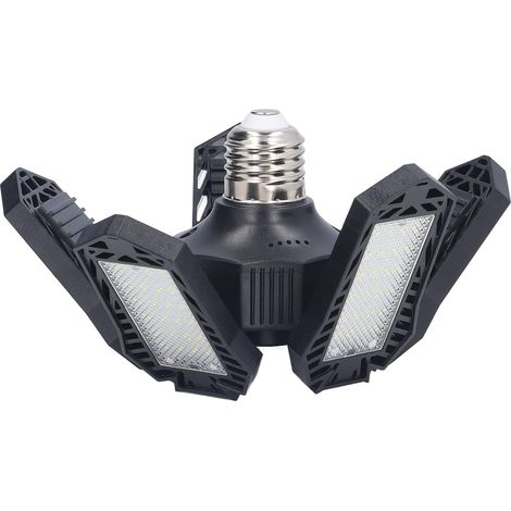 LED-Garagen-Deckenleuchte, 120 W, 6500 K, 5-flammige Faltleuchte für Werkstatt, Lagerhalle, Keller (1/4)