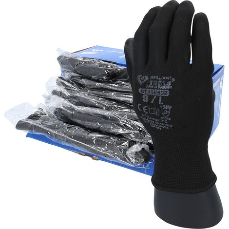 BRILLIANT TOOLS  Guantes de  punto fino  micro talla  9 /  L -  BT156932 (1/4)