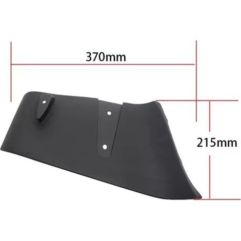 1 paire. Couleur : Noir. Matériau : ABS. Diffuseur d'air de pare-chocs arrière en ABS compatible avec Ford. (1/5)