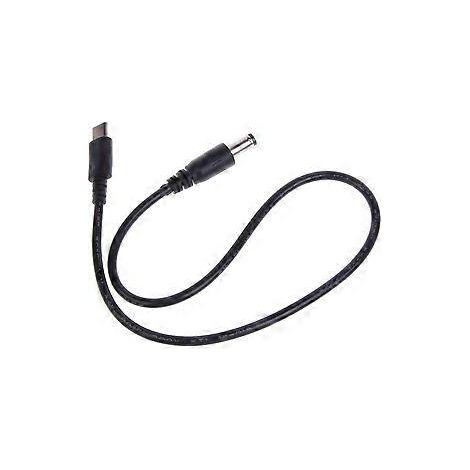 USB-C-auf-DC5,5x2,1-mm-Stromkabel, unterstützt 5V3A, USB-C-Stecker auf DC5521-Stecker, Ladekabel für Router und Kameras (40 cm)