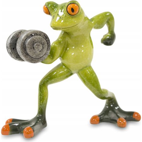 Lustige Froschfigur, Kraftprotz, Frosch, Packer, Muskelmann (1/5)