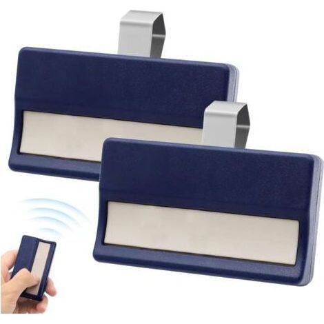 2 pièces Télécommande radio pour porte de garage,Télécommande pour porte de garage,Télécommande radio 433 MHz pour 4330E,4332E,4333E,4335E (1/4)