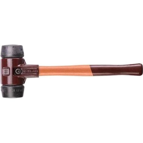 Marteau de Montage pour Voiture Manche Bois Robinia/Acacia Caoutchouc Interchangeable (1/2)