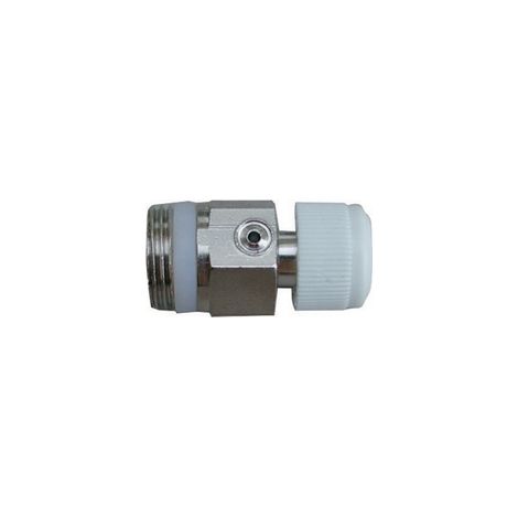 VALVOLINA DI SFIATO OTTONE CROMATO PER RADIATORE- 1/4- DK- pezzi 1