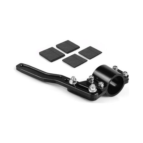 Car modification steering wheel turn signal stalk extension bar extender quick-release adjustable control lever - black (1/4)