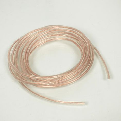 Fil électrique transparent haute tension HT de bougie Ø6mm x 5m (1/2)