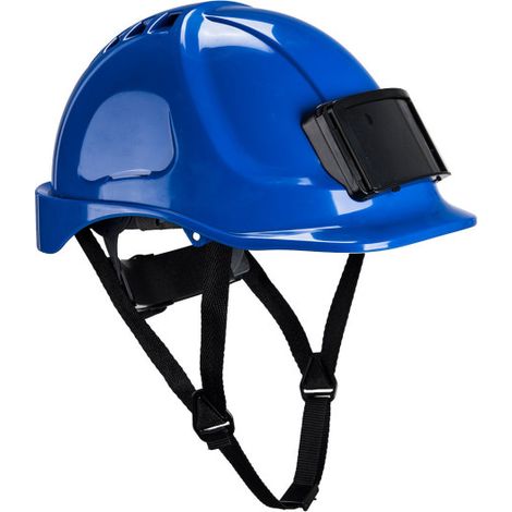 Casco Endurance con porta distintivo arnés de 6 puntos PS55  Azulina
