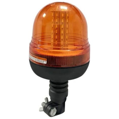 Gyrophare à 60 LED, 12 V/24 V, orange, 3 modes de clignotement, étanche, ambre, pour tracteurs, chariots élévateurs, camions, UTV