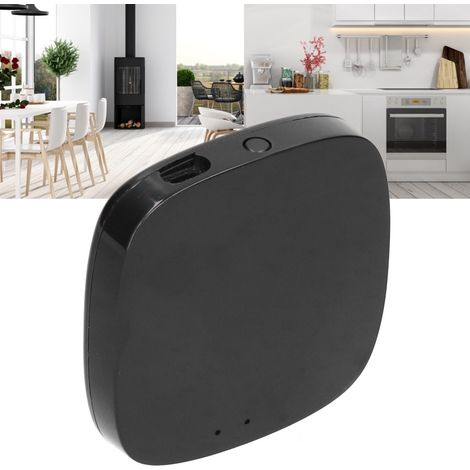 Contrôleur domotique intelligent pour passerelle sans fil Tuya Zigbee alimentée par USB, application de contrôle à distance, noir (1/5)