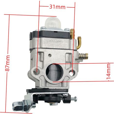 15mm 2-stroke carburetor for BC52 BC520 CG430 CG520 1E40F-5 909-123 (1/5)