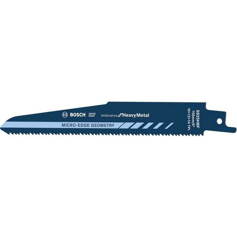 Bosch Säbelsägeblatt S 925 HBF, Endurance for Heavy Metal, 5er-Pack - 2608658009