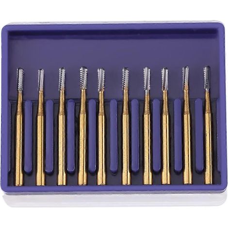 10 Stück/Set Hochgeschwindigkeits-Zahnkronenfräser aus Wolframstahl (1/4)