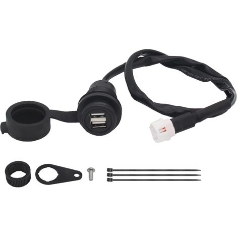 Double prise de charge USB pour moto, adaptateur de prise de chargeur double USB, accessoire modifié pour MT-09 SP-MT07 Accessoires de moto (1/5)