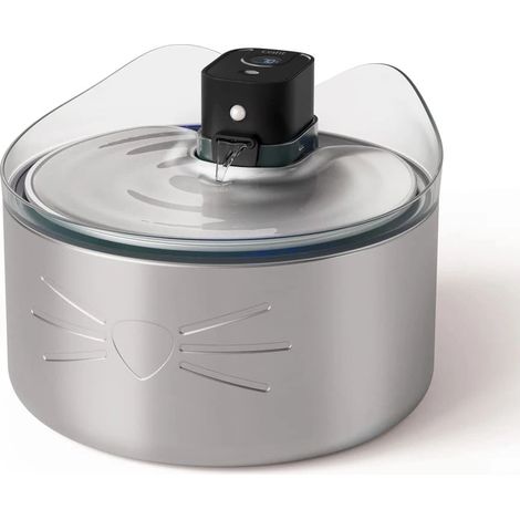 Fuente Sin Cables Catit PIXI de Acero inoxidable UVC (1/5)