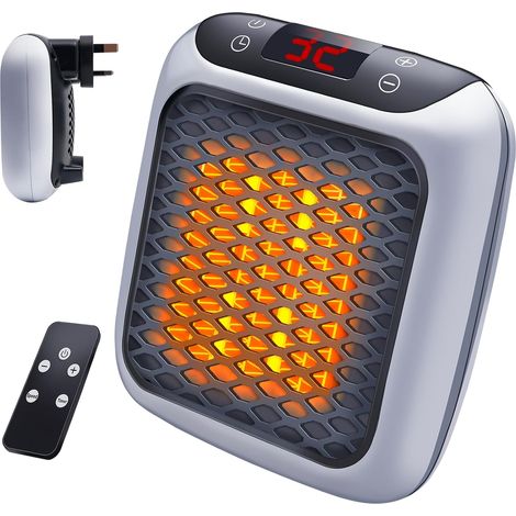 Heater,  Plug-in Heater,  Portable Auxiliary Heater,  3-Second Rapid Heat-Up,  3 Protections,  Lightweight 450g,  Car/Home Power Supply,  for Indoor Use,  Tent,  Vehicle (1/5)