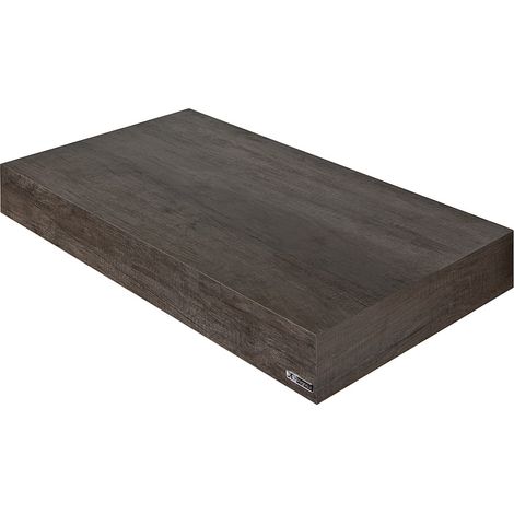 Mensola per lavabo bagno da appoggio 100x46 in legno profondità 46 cm KLARA con staffe (1/4)