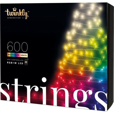 Luce led di natale Twinkly String 600 RGB IP44 Multicolore [TWS600SPP-BEU] (1/10)