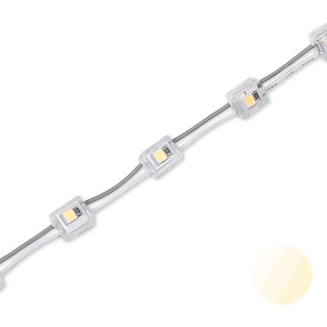 LED Modul SMD 2835 Selbstklebend Transparent 0,2W DC12V CRI:70 120° IP67 - Lichtfarbe: Neutralweiß 4000K
