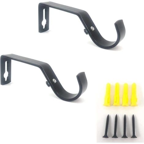 Support de tringle à rideaux, support de rideau, support de tringle romaine, support de tringle à rideaux fixe (1/5)