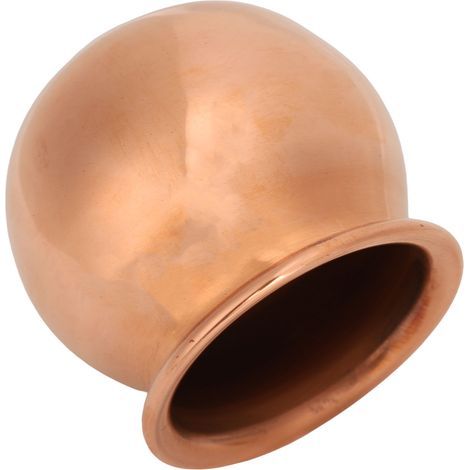 Ventouses en Cuivre à Large Embout pour Massage Musculaire et Amélioration Cutanée - Bras, Taille et Dos