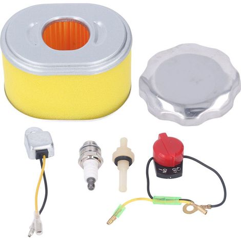 Capteur d'alarme de faible niveau d'huile, pièces de rechange pour moteur GX140 GX160 GX200 5HP 5,5hp 6,5hp (1/5)