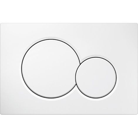 Applies to Geberit Sigma01 actuator plate alpine white (115.770.11.5) (1/2)
