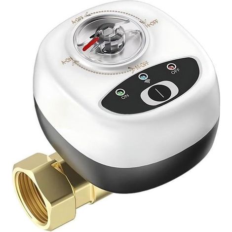 Válvula de agua inteligente WiFi con apagado automático remoto – Compatible con Alexa – Temporizador de riego para jardín – Cobre 2,5 cm.L (1/5)