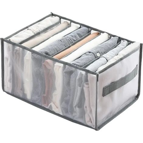 Organisateurs de tiroirs pour vêtements, armoire, organisateur de vêtements pour tiroirs, bacs de rangement pour vêtements (1/4)